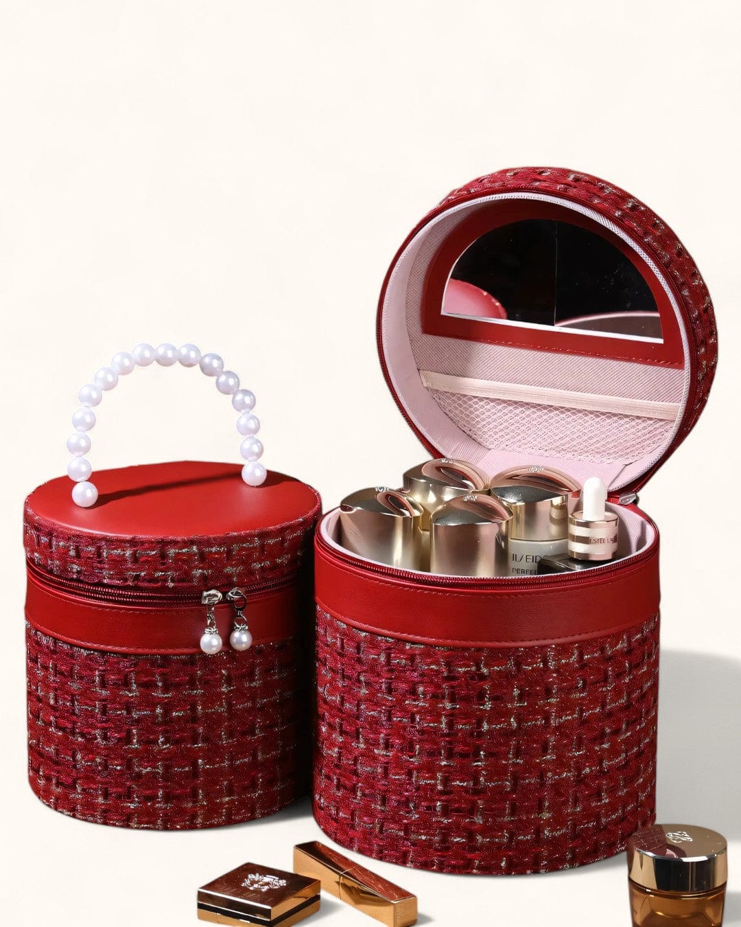 beauty vanity Red / 16.5x16x15.5CM My Vanity