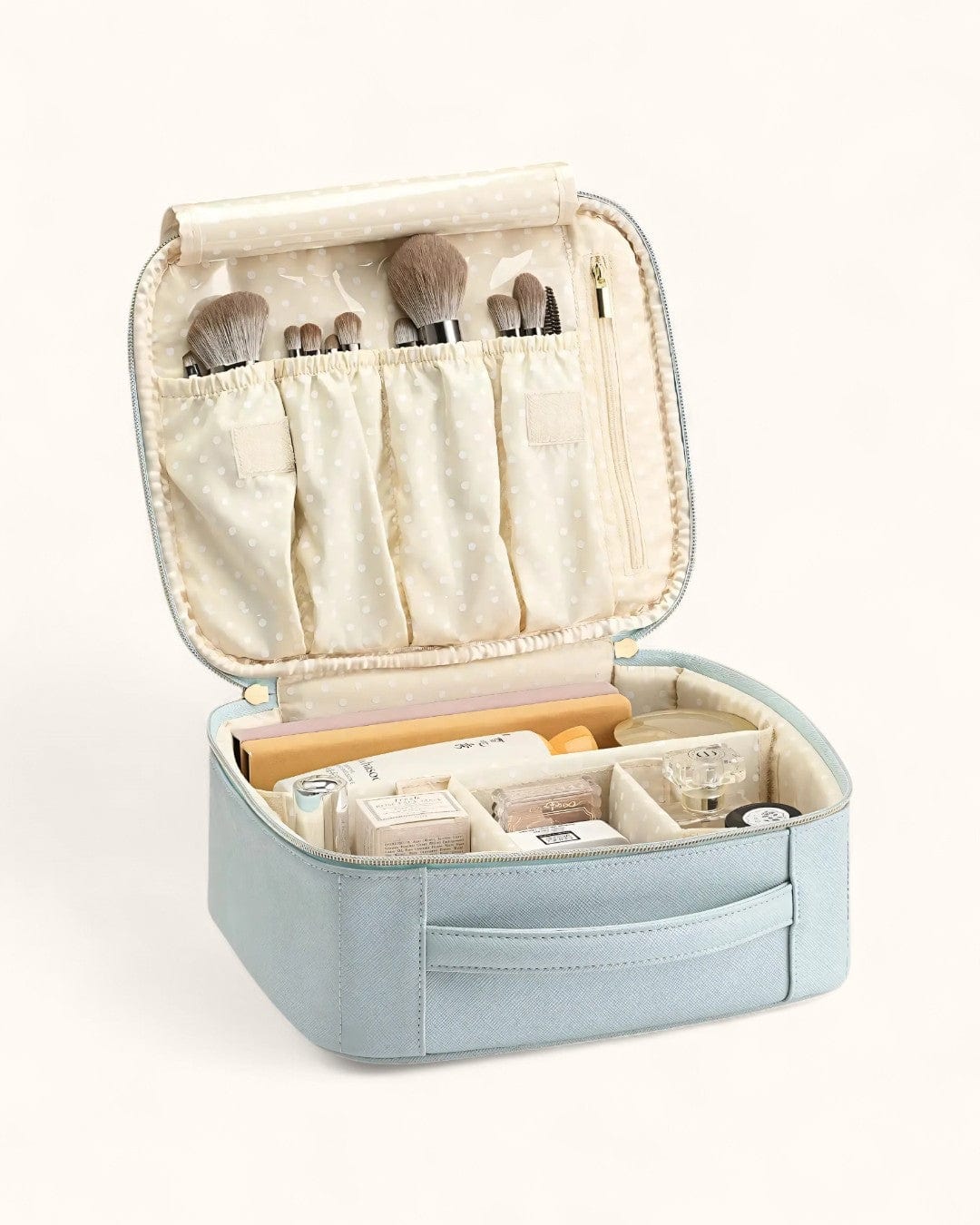 vanity en simili cuir Blue MY VANITY