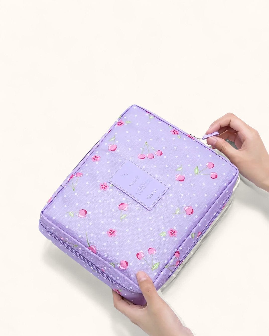 vanity souple avec compartiment Purple Cherry MY VANITY